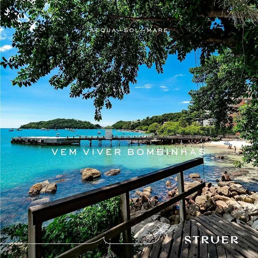 Maristela 201 - Apartamento Na Praia De Bombas Com Vista Para O Mar - A Poucos Passos Da Praia - Bombinhas Apartment